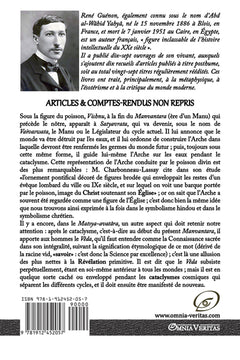 Articles et comptes rendus non repris