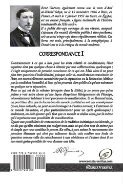 Correspondance I