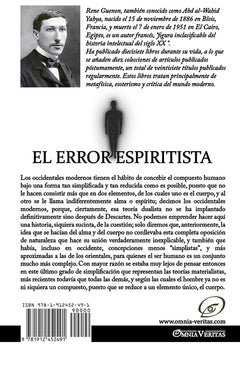 El error espiritista