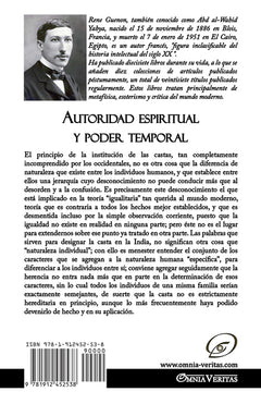 Autoridad espiritual y poder temporal