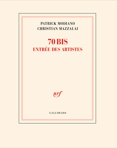 70 bis, entrée des artistes