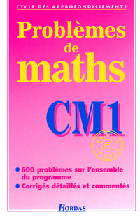 Problèmes de maths, CM1
