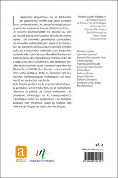 Approches linguistiques contemporaines de la traduction