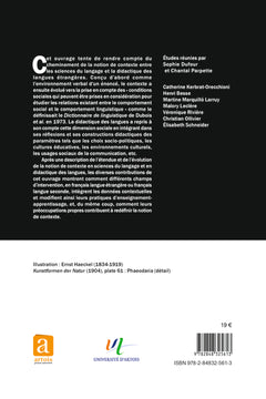 Contextes et pratiques langagières en français langue étrangère et seconde