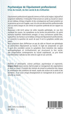 Psychanalyse de l'épuisement professionnel