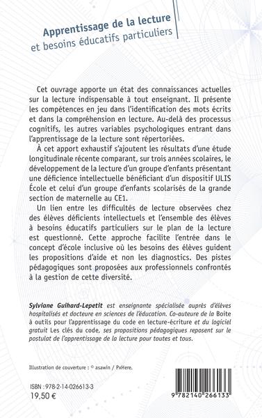 Apprentissage de la lecture et besoins éducatifs particuliers