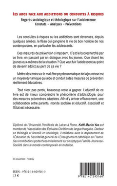 Les ados face aux addictions ou conduites à risques