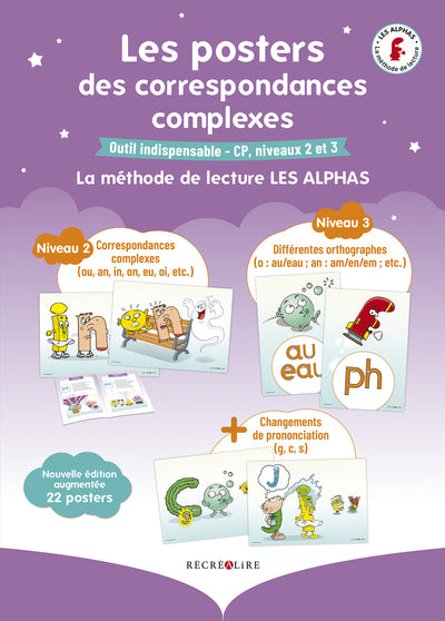 Les posters des correspondances complexes Les Alphas - Nouvelle édition - CP