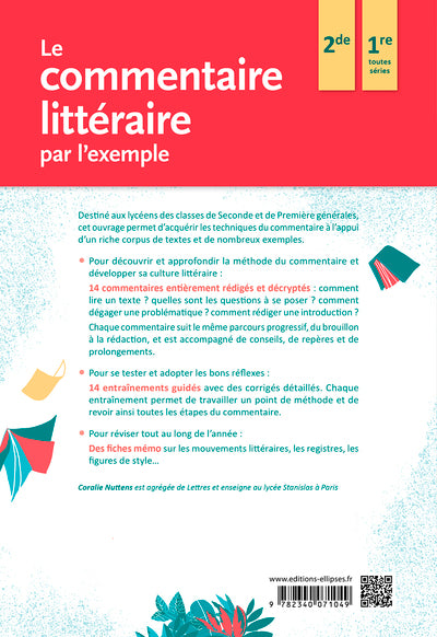 Le commentaire littéraire par l'exemple