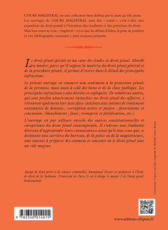 Droit pénal spécial, 3e édition