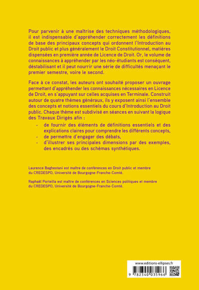 Je prépare mon entrée en 1re année de Droit. Introduction au droit public