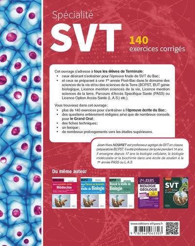 Spécialité SVT Tle: 140 exercices corrigés
