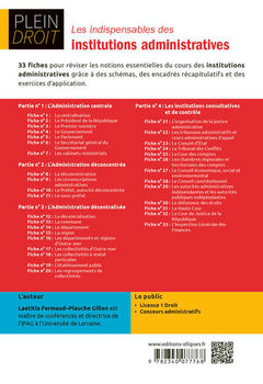 Les indispensables des institutions administratives