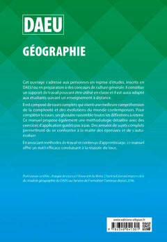DAEU Géographie