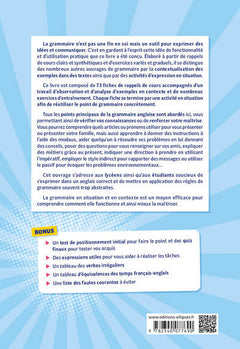 Grammaire anglaise en situation