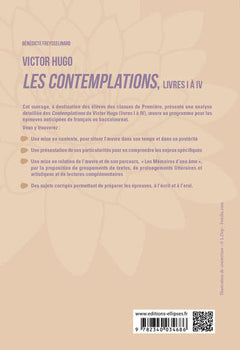 Les Contemplations, livres I à IV, parcours "Les Mémoires d'une âme"