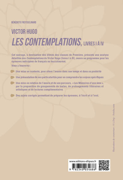 Les Contemplations, livres I à IV, parcours "Les Mémoires d'une âme"