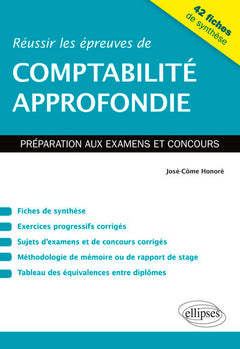 Réussir les épreuves de comptabilité approfondie