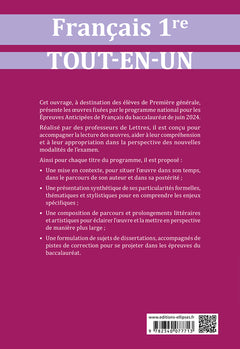 Français 1re: Tout-en-un sur les oeuvres au programme du bac
