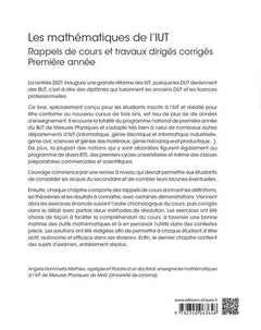 Les mathématiques de l’IUT