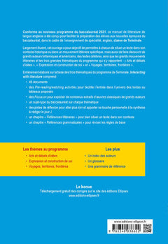 Anglais. Enseignement de spécialité de langues, littératures et cultures étrangères et régionales. Interacting with literature. Classe de terminale