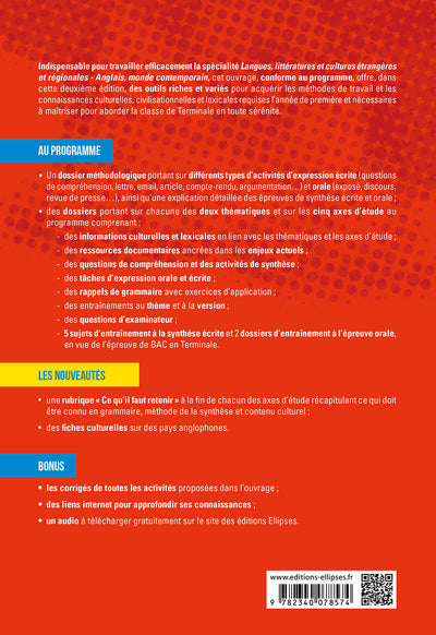 Anglais spécialité LLCER 1ere: Monde contemporain