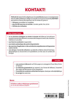 Kohtakt! Méthode de russe pour débutants. Langue et civilisation. Avec fichiers audio