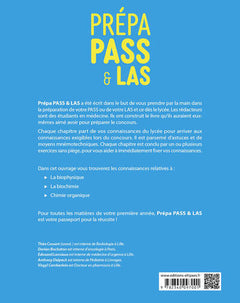 Prépa PASS & LAS - Biophysique - Chimie - Biochimie - Chimie organique