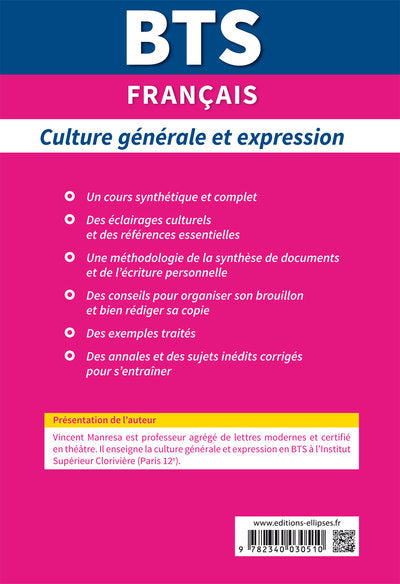 BTS À toute vitesse ! - Culture générale et expression - Examens 2020 et 2021