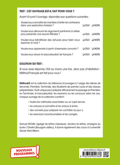 Français Première L'épreuve orale du bac