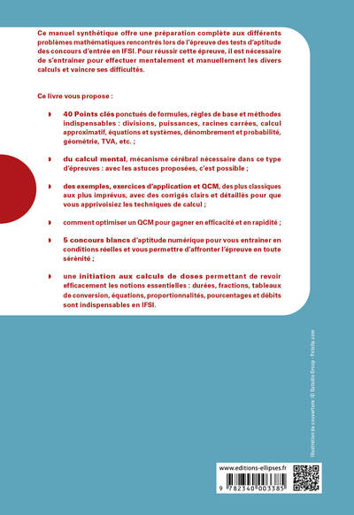 Les mathématiques pour les tests d'aptitude numérique – Concours IFSI
