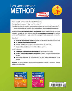 Les vacances de Méthod' - Nouveaux programmes