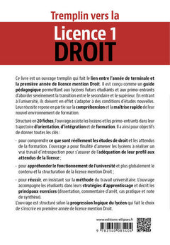 Tremplin vers la Licence 1 Droit