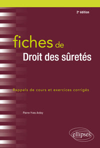 Fiches de droit des sûretés