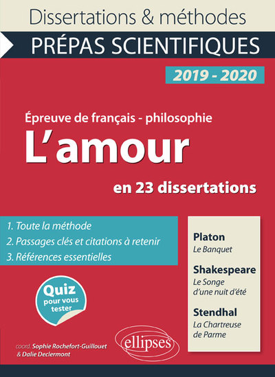 L'amour en 23 dissertations