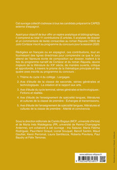 Capes espagnol. Épreuve de composition 2020. Julio Cortázar, Rayuela