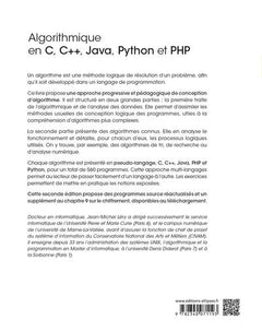 Algorithmique en C, C++, Java, Python et PHP