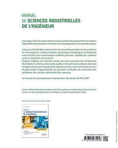 Manuel de sciences industrielles de l'ingénieur (SII) - PSI et MP