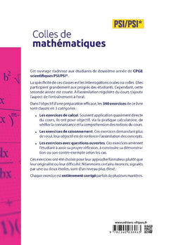 Colles de mathématiques - PSI/PSI*