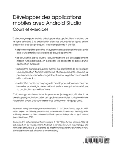 Développer des applications mobiles avec Android Studio