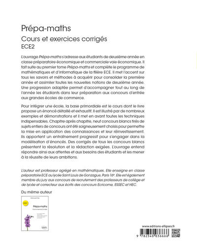 Prépa-maths - Cours et exercices corrigés ECE2