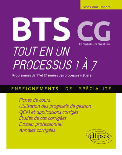 BTS CG Comptabilité/Gestion Tout en un Processus 1 à 7