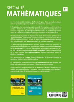 Spécialité Mathématiques - Terminale - Pour aller plus loin en démontrant et en s'entraînant