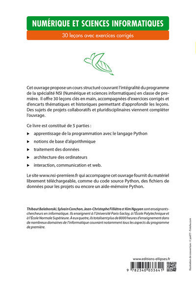 Spécialité numérique et sciences informatiques