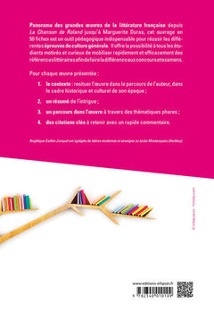 50 œuvres littéraires en fiches pour réussir ses examens et concours