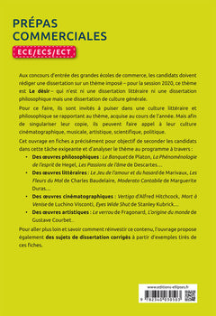 Le désir. 50 œuvres en fiches pour réussir sa dissertation de culture générale