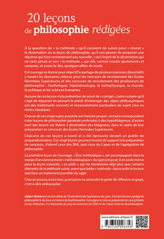 20 leçons de philosophie rédigées