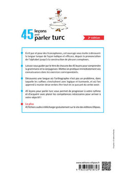 45 leçons de turc avec exercices corrigés et fichiers audio