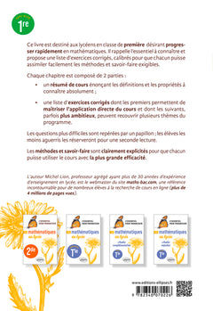 Les mathématiques au lycée: Spécialité 1re