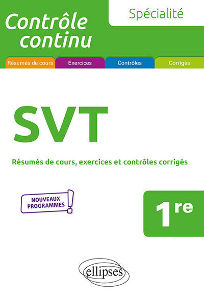 Spécialité SVT - Première - Nouveaux programmes